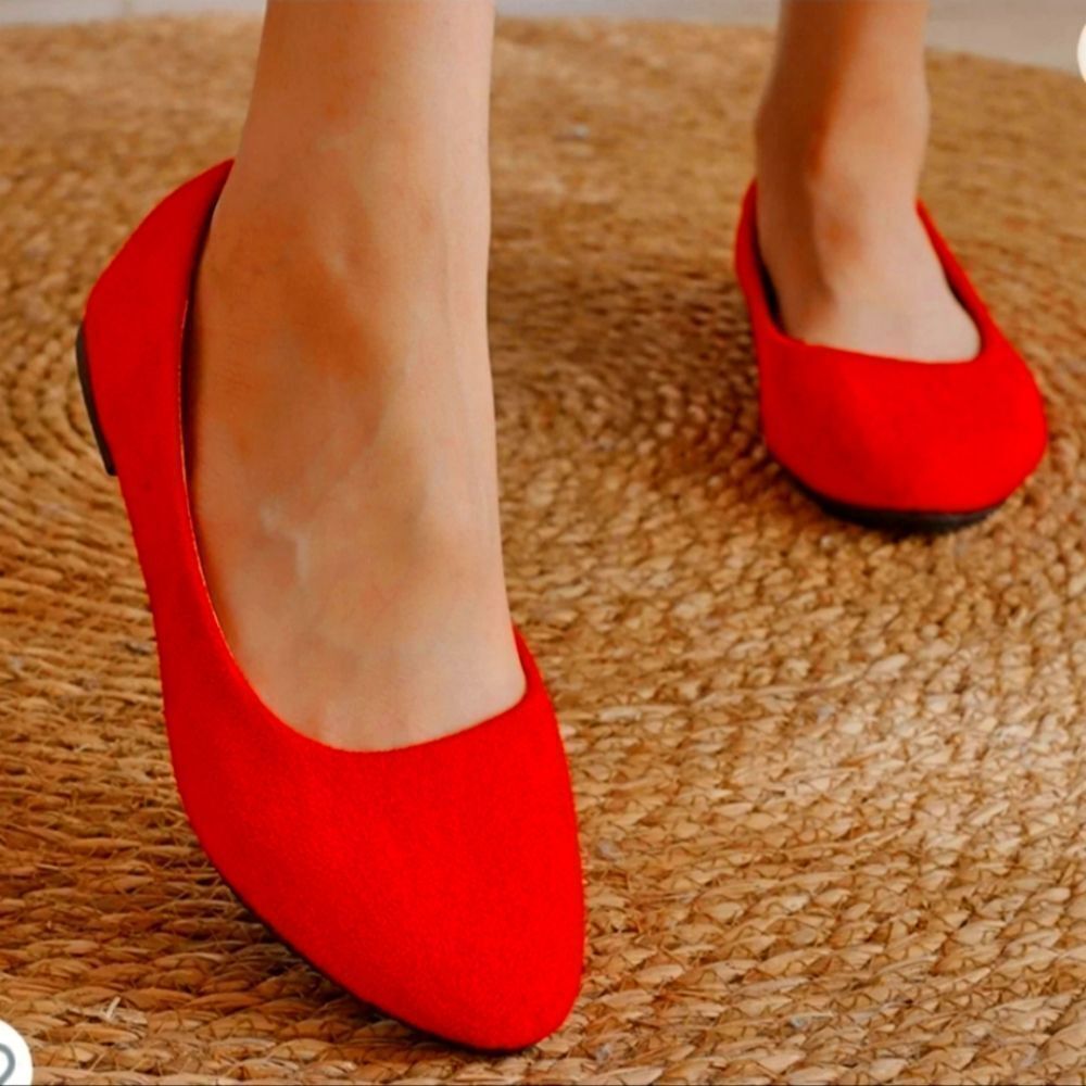 BLXNLX HARD SUEDE MATERIAL ROUND TOE SLIP-ON WOMEN"S FLAT SHOE